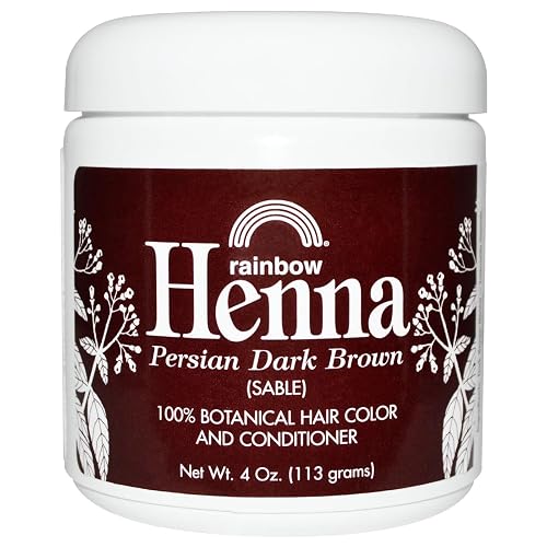 RAINBOW RESEARCH Dark Brown Henna - 4 oz. Beauty & Personal Care Rainbow Research