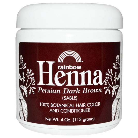 RAINBOW RESEARCH Dark Brown Henna - 4 oz. Beauty & Personal Care Rainbow Research