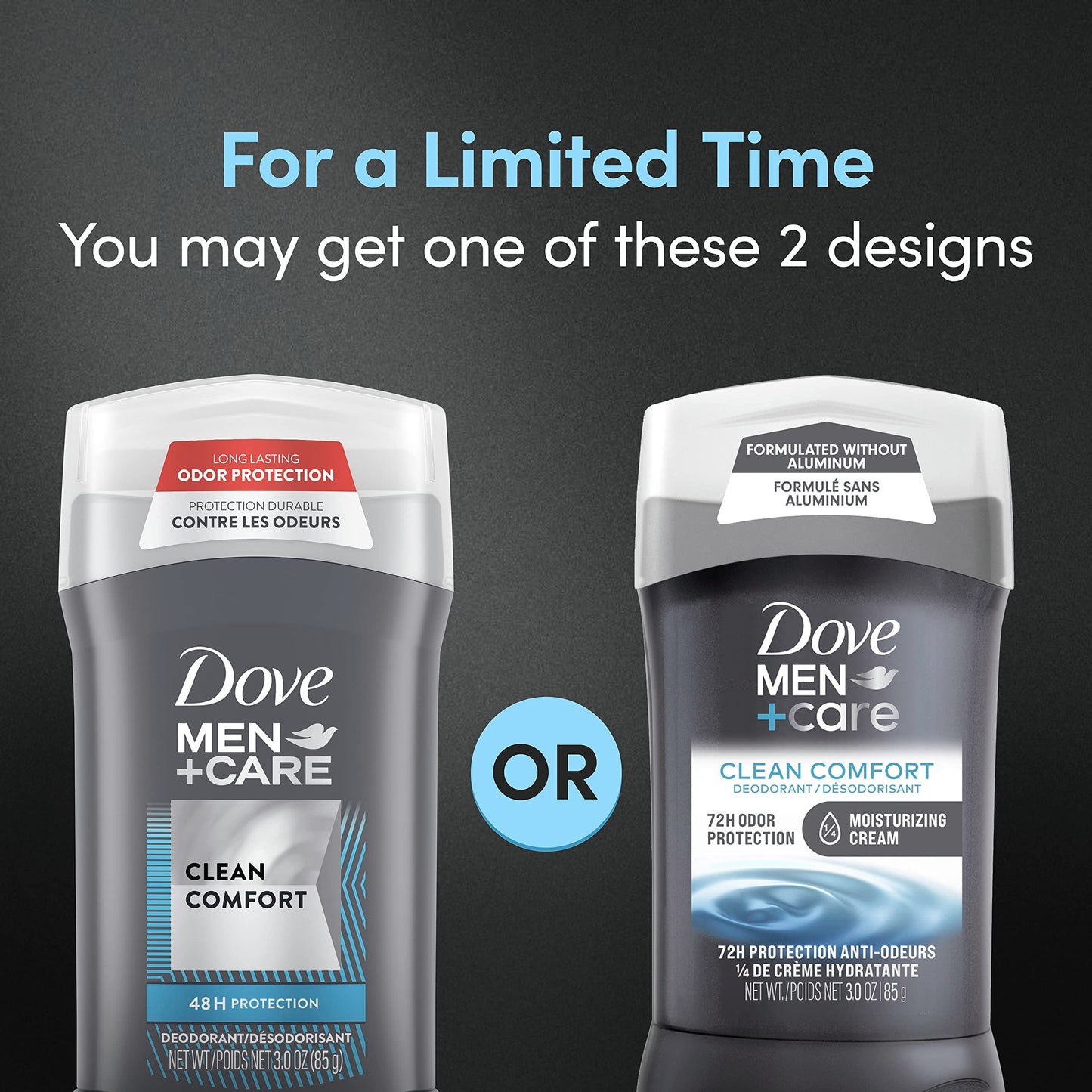 Dove Men + Care Deodorant Stick, Clean Comfort 3 oz (Pack of 3) Beauty and Personal Care Dove