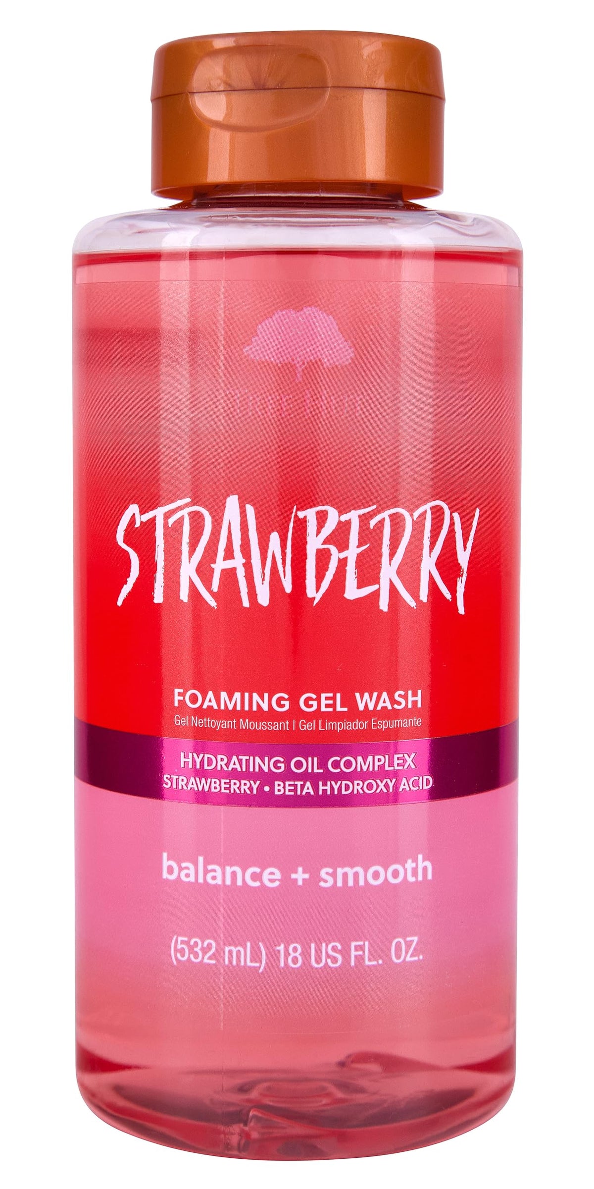 Tree Hut Strawberry Foaming Gel Wash | Cleanse & Soothe Skin Without Stripping Moisture | Made with our Hydrating Oil Complex | 18 fl oz. Beauty & Personal Care Tree Hut