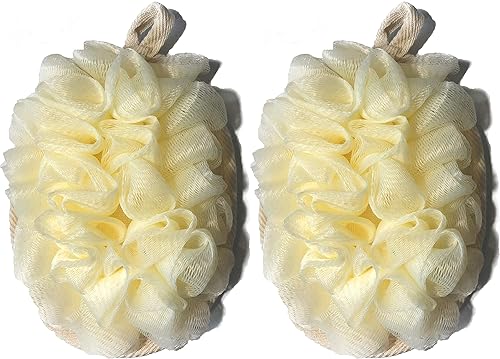 2 Pack Exfoliating Body Spa Bath Mitt for Men & Women - Loofah Sponge Brushes Pouf Bath Mesh Brush - Shower Scrubber Remove Dead Skin 5×7inchs Beauty & Personal Care Mr.Cui'shop