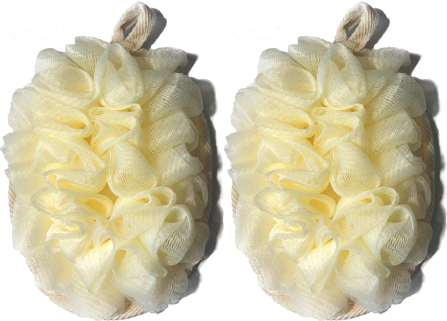 2 Pack Exfoliating Body Spa Bath Mitt for Men & Women - Loofah Sponge Brushes Pouf Bath Mesh Brush - Shower Scrubber Remove Dead Skin 5×7inchs Beauty & Personal Care Mr.Cui'shop