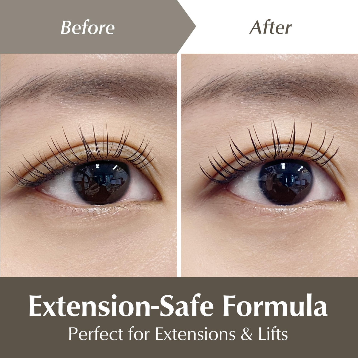 BL Lashes Noir Mascara - Extension & Lash Lift Safe, Smudge-Proof & Clump-Free, Long-Lasting Volume, Oil-Proof Aftercare Formula, Nourish & Strengthen Beauty & Personal Care BL BL