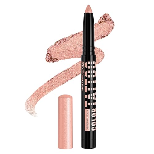 MAYBELLINE Color Tattoo Longwear Multi-Use Eye Shadow Stix, Eye Makeup, I am Inspired (Rose Gold Shimmer) Beauty & Personal Care MAYBELLINE
