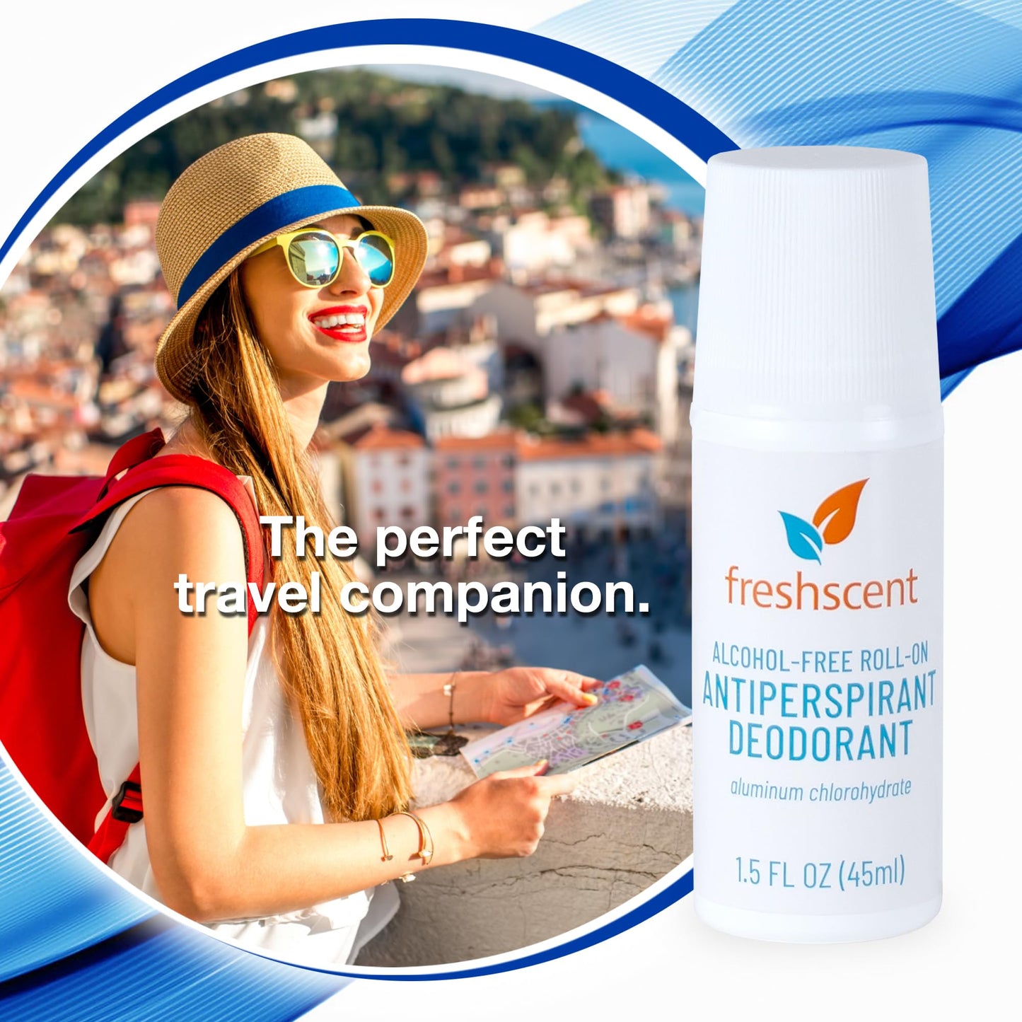 Freshscent Roll-On Deodorant Alcohol Free, 1.5 oz., Pack of 96 Beauty and Personal Care Freshscent