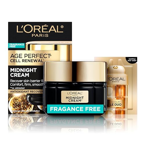 L'Oreal Paris Age Perfect Anti-Aging Midnight Face Cream, Fragrance-Free Face Moisturizer with Shea Butter and Antioxidants to Reduce Wrinkles Beauty & Personal Care L'Oreal Paris