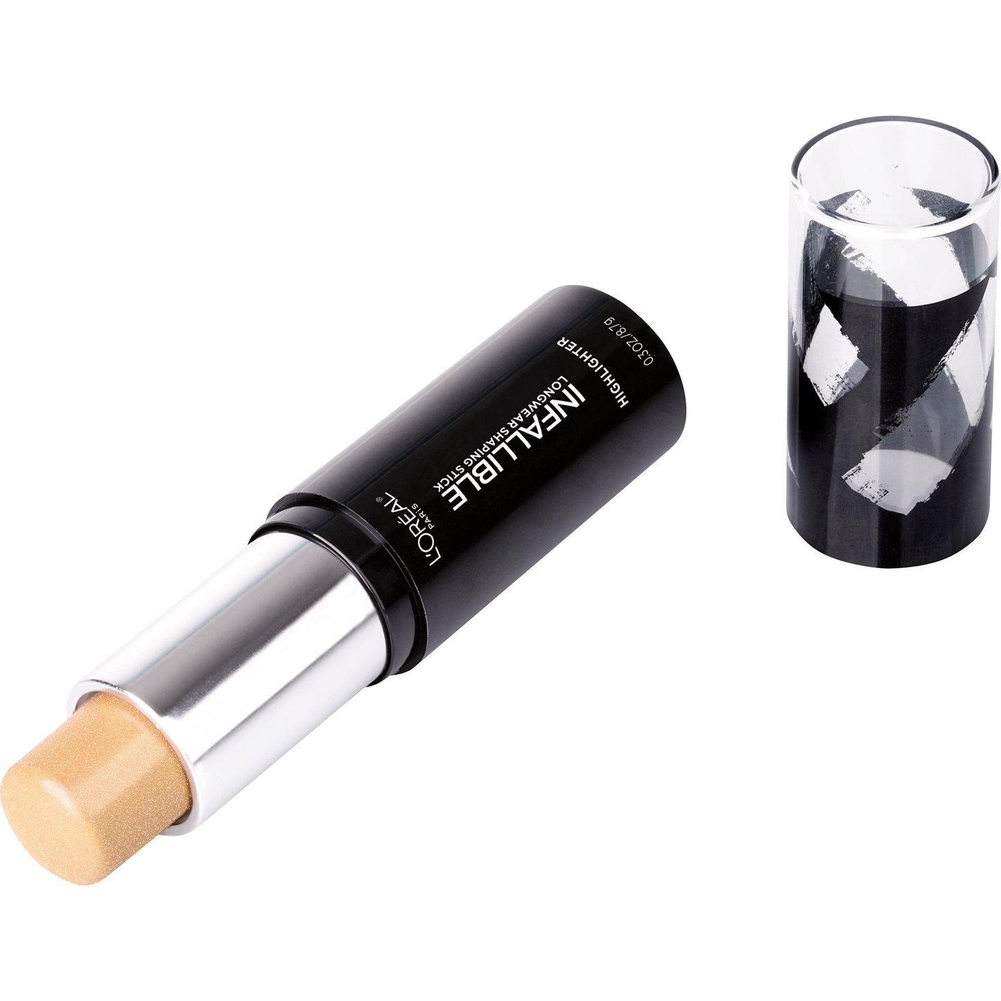 L’Oréal Paris Makeup Infallible Longwear Highlighter Shaping Stick, Up to 24hr Wear, Buildable Cream Highlighter Stick, 41 Gold is Cold, 0.3 oz. Beauty & Personal Care L'Oreal Paris