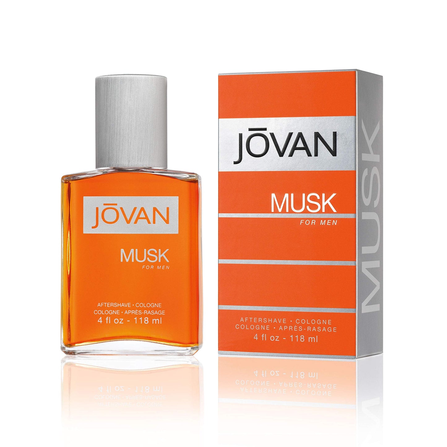 Jovan Musk for Men Aftershave 4 fl oz (Pack of 1), Notes of Carnation, Lavender, and Amber, Men's Fragrance, Long Lasting, Everyday Fragrance Beauty & Personal Care Jovan