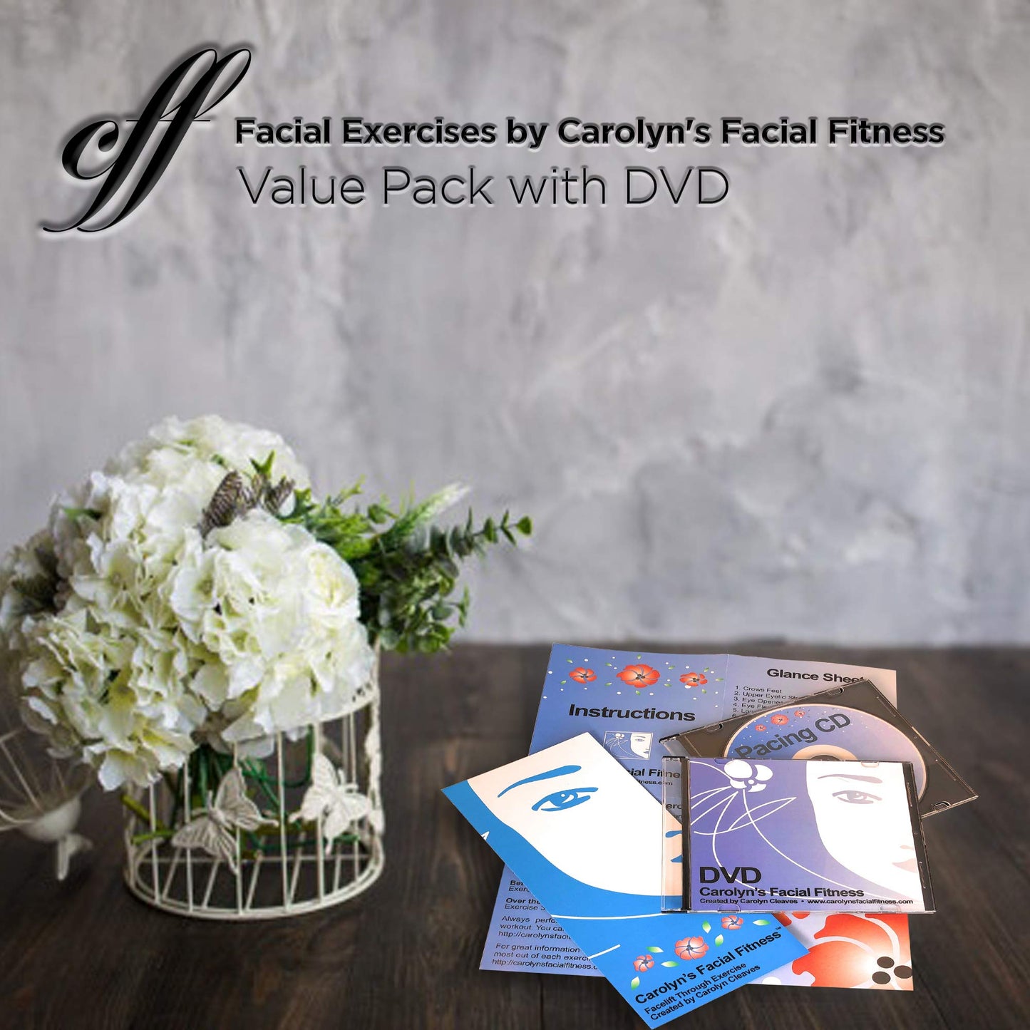 Facial Exercises by Carolyn's Facial Fitness - Value Pack with DVD Beauty & Personal Care Carolyn's Facial Fitness