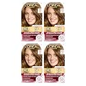 L'Oreal Paris Excellence Creme Triple Protection Hair Color -Light Golden Brown [6G] Pack of 4 Beauty & Personal Care L'Oreal Paris