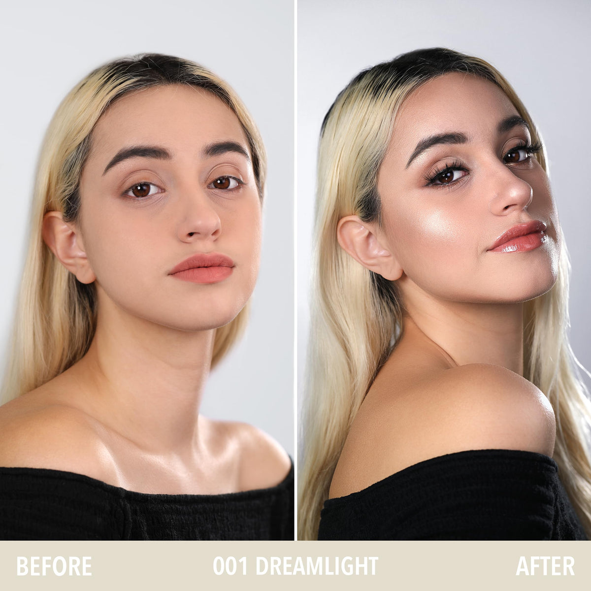 MOIRA | Dreamlight Highlighter | Diamond Dust Highlighter for Luminous Radiance | Lightweight Shimmer Powder | Shade (001, Dreamlite)