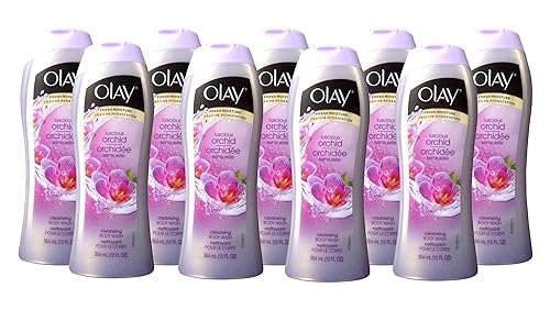 Olay Moisturizing Body Wash, Luscious Orchid, 12 Fluid Ounce, (Pack of 9) Beauty & Personal Care Olay