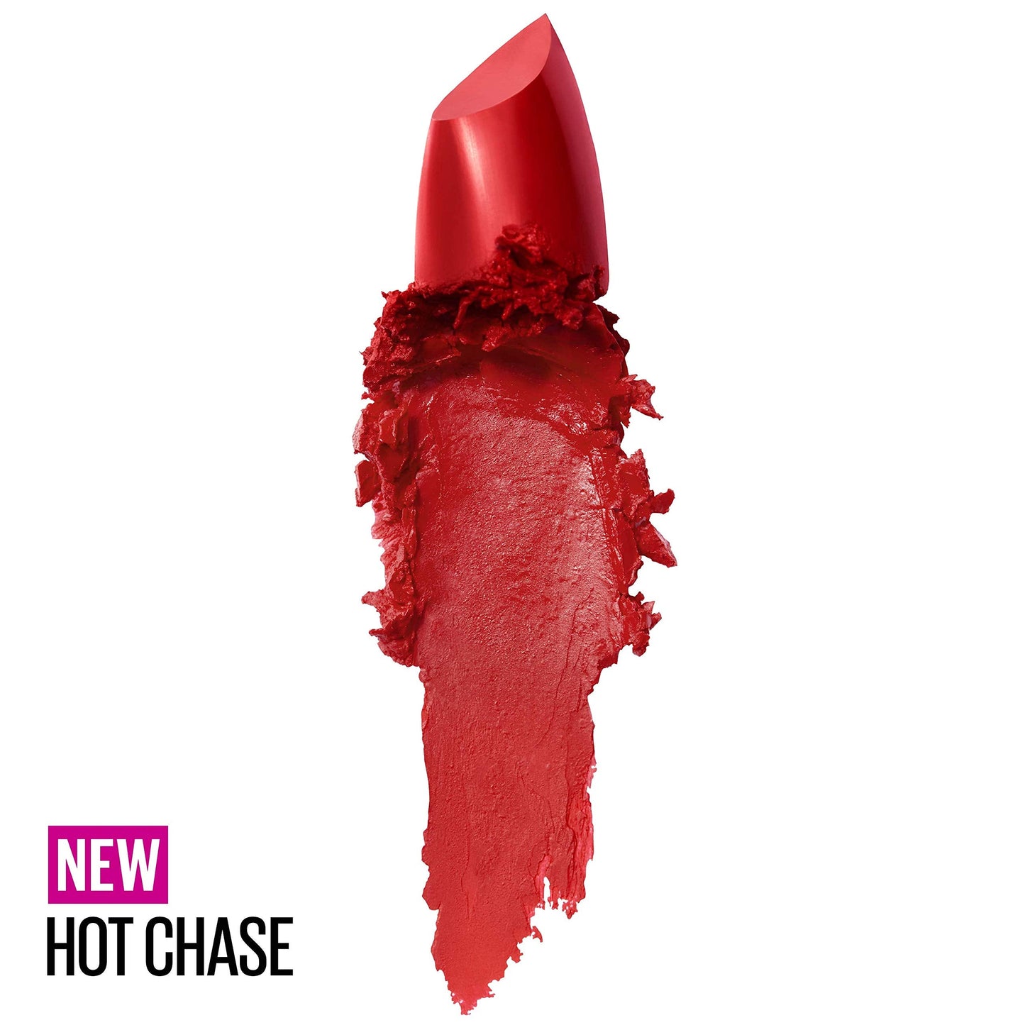 Maybelline Color Sensational Lipstick, Lip Makeup, Cream Finish, Hydrating Lipstick, Nude, Pink, Red, Plum Lip Color, Hot Chase, 0.15 oz; (Packaging Beauty & Personal Care MAYBELLINE
