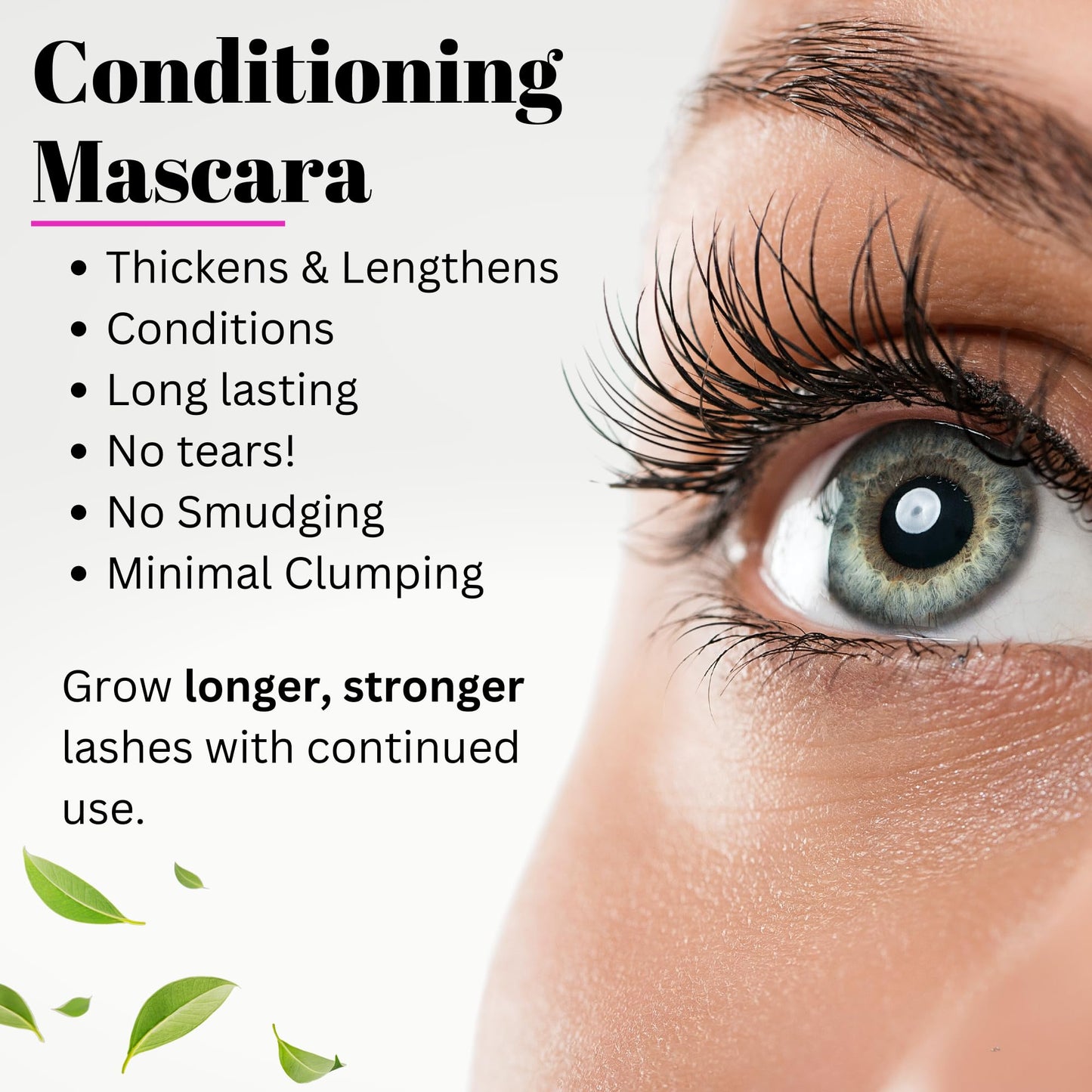 Fifth & Skin NATURLASH Natural Mascara (BLACK) Hypoallergenic for Sensitive Eyes - New Formula - New Packaging! Vegan - Cruelty, Gluten, Nut & Paraben Beauty & Personal Care Fifth & Skin