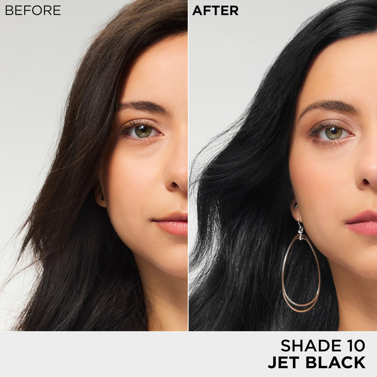 L'Oreal Paris Feria Multi-Faceted Shimmering Permanent Hair Color, High Intensity Hair Dye for 3X Highlights, 10 Jet Black, 1 Kit (Pack of 2) Beauty & Personal Care L'Oreal Paris