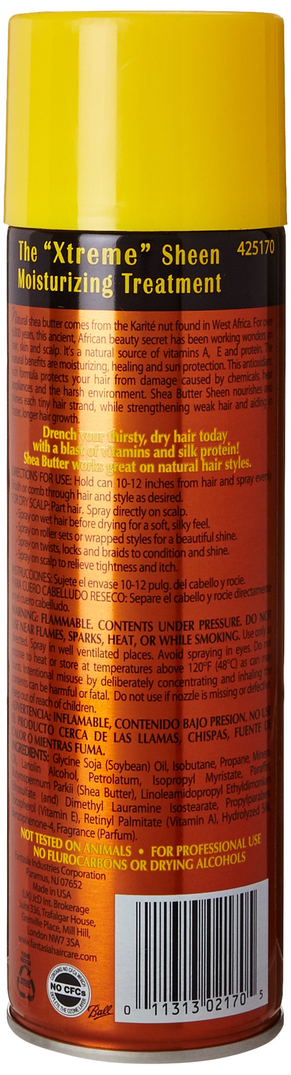 Fantasia IC Shea Butter Sheen Spray 14 oz. Bonus Beauty & Personal Care Fantasia