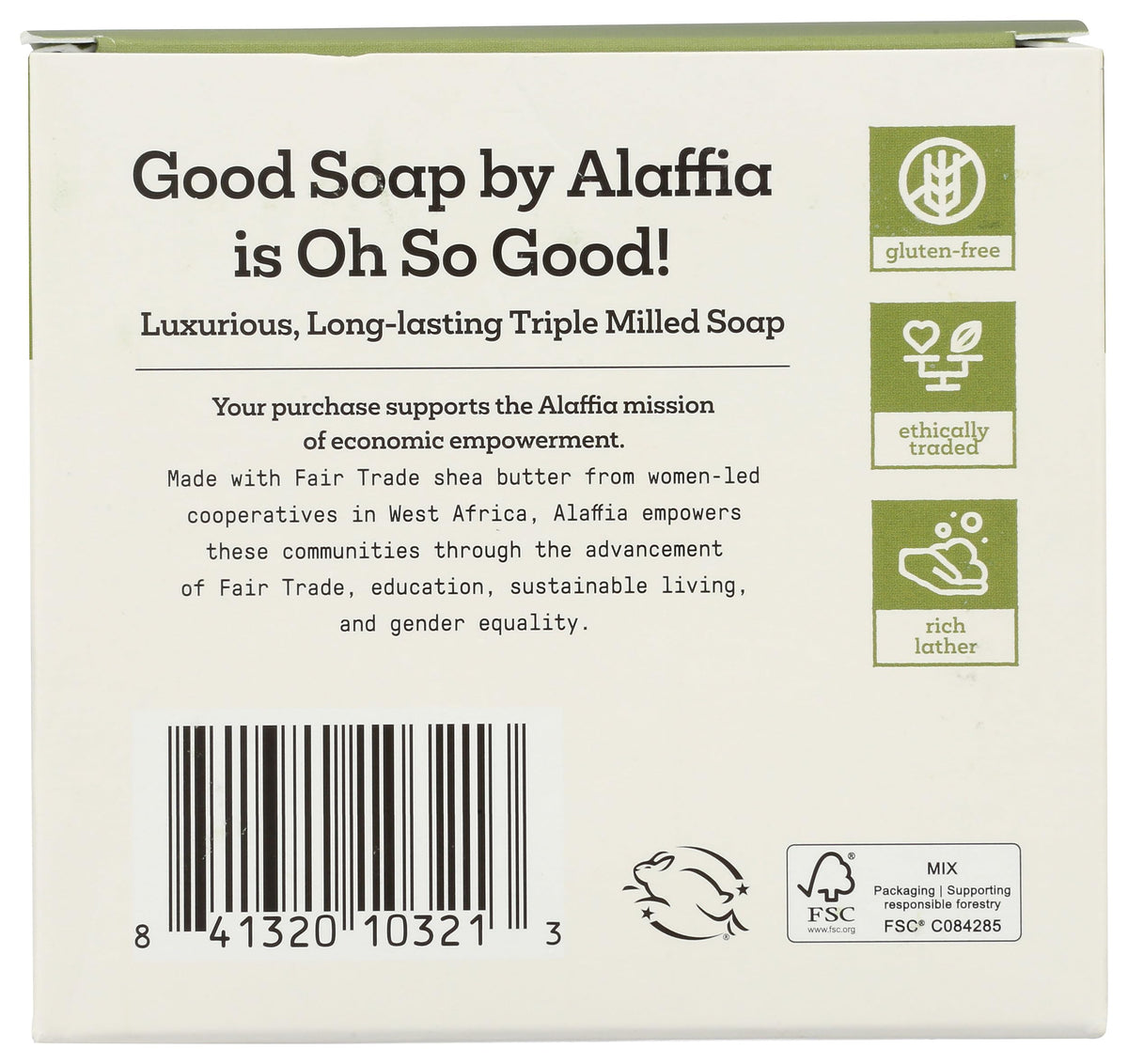 Alaffia, Good Soap Peppermint Value Pack 4 Count, 5 Ounce Beauty & Personal Care Alaffia