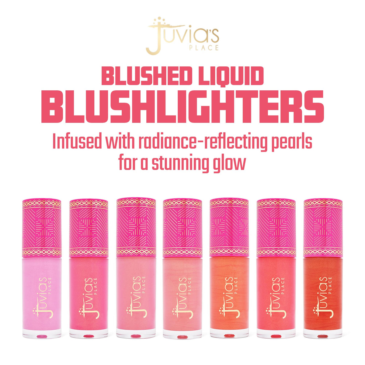 Juvia's Place Blushed Liquid Blush - Rosey Posey Glow, Soft Flawless Finish