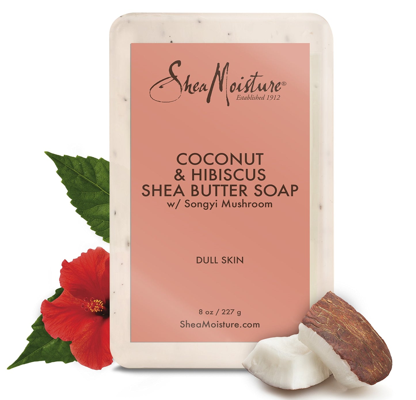 Shea Mst Ccnt&Hbscs Shbtr Size 8.0 O Shea Moisture Coconut & Hibiscus Shea Butter Soap 8.0oz Beauty & Personal Care SHEA