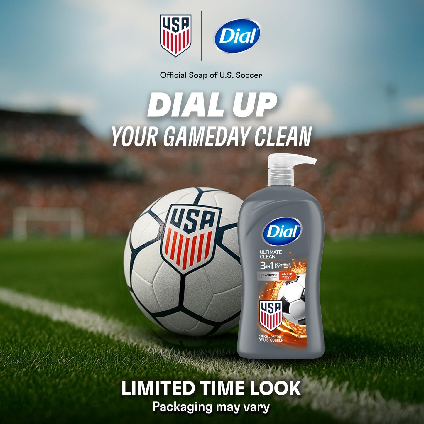 Dial Men 3in1 Body, Hair and Face Wash, Ultimate Clean, 32 Fl Oz Beauty and Personal Care Dial
