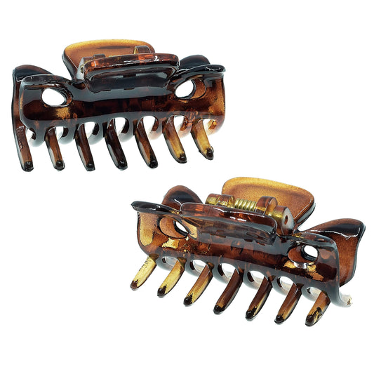 Camila Paris CP22/2 French Hair Clip for Women, 1.5 inch Set of 2 Tortoise Girls Hair Claw Clips Jaw Fashion Durable Styling Hair Accessories Beauty & Personal Care Camila