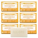 Dr. Bronner's Pure-Castile Magic Soap Bar (Citrus, 5 oz, 6-Pack)- Bath Soap with Regenerative Organic Certified Oils - For Face, Body & Hair - Gentle Beauty & Personal Care Dr. Bronner's