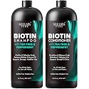 SOULSPA PURE Biotin Peppermint & Tea Tree Shampoo and Conditioner Set - Sulfate Free Scalp Care for Thinning & Color-Treated Hair - Clarifying Formula Beauty & Personal Care SOULSPA PURE