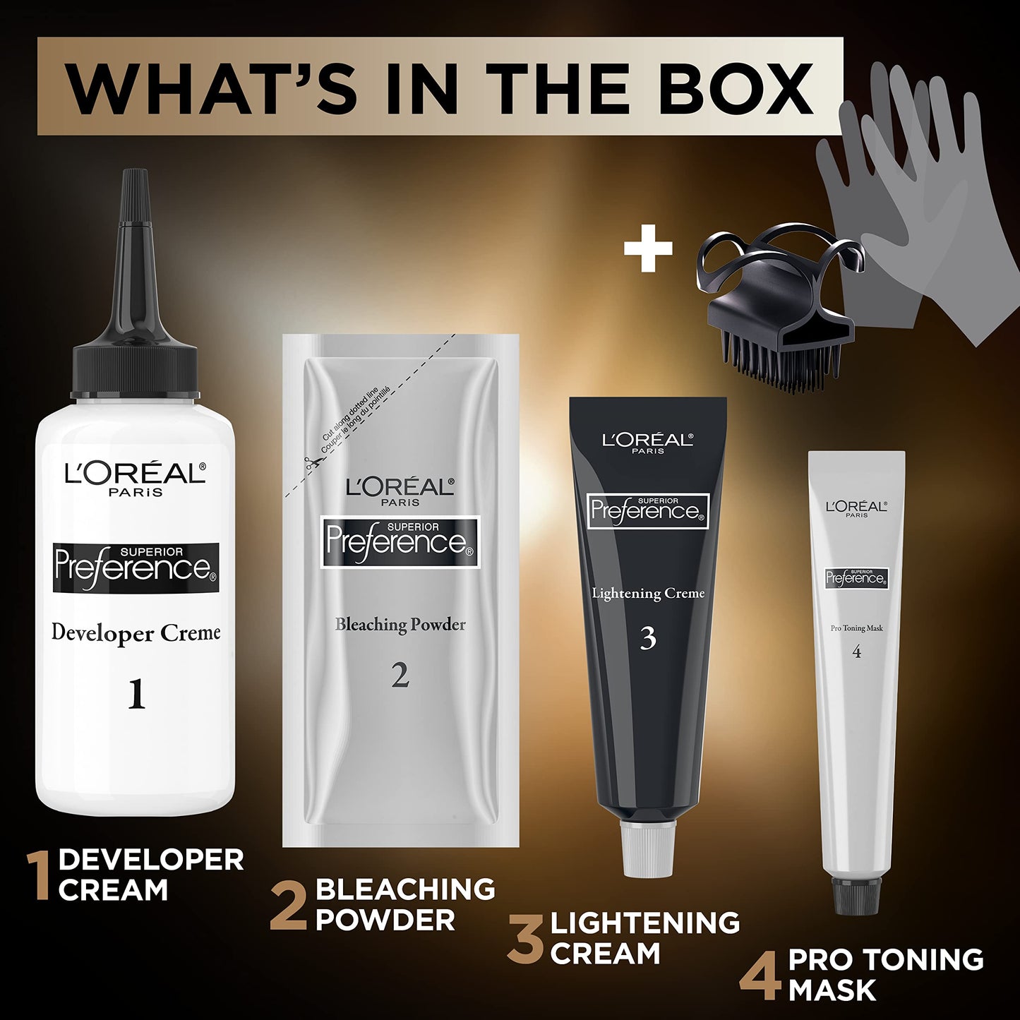 L'Oreal Paris Superior Preference Balayage Kit, Hair Dye for At-Home Highlighting with Pro Toning Mask, Dark Blonde to Light Brown, 1 Kit Beauty & Personal Care L'Oreal Paris