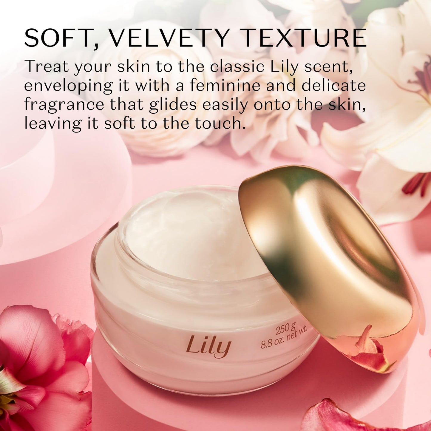 O BOTICARIO Lily Satin Hydrating Body Cream, 24 Hour Fragranced Body Butter for Dry Skin, 8.8 Ounce Beauty & Personal Care O BOTICARIO