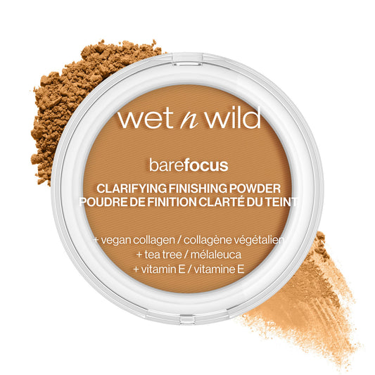 wet n wild Bare Focus Clarifying Finishing Powder | Matte | Pressed Setting Powder Medium-Tan Beauty and Personal Care wet n wild Default Title
