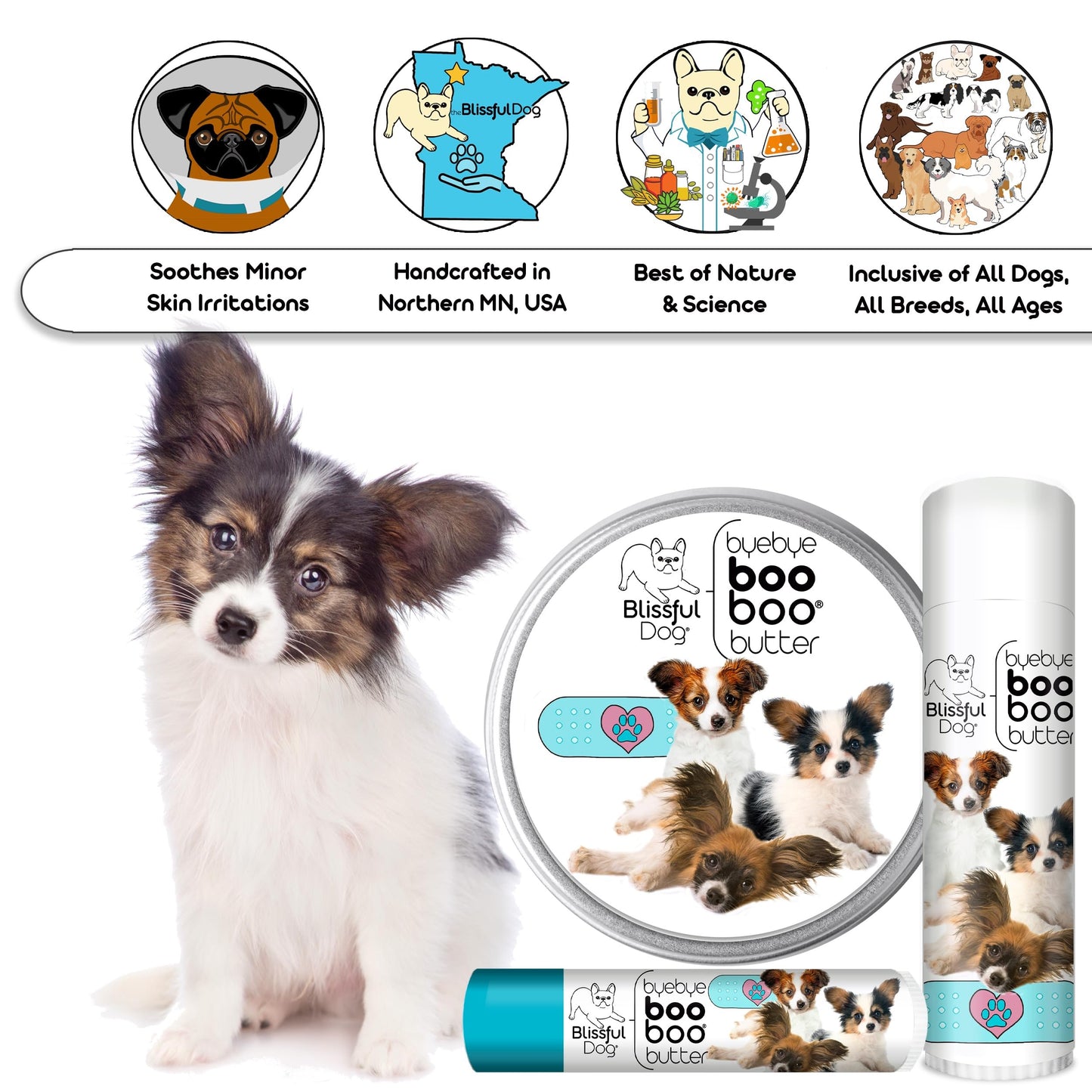 The Blissful Dog Papillon Boo Boo Butter, 4-Ounce Beauty and Personal Care The Blissful Dog