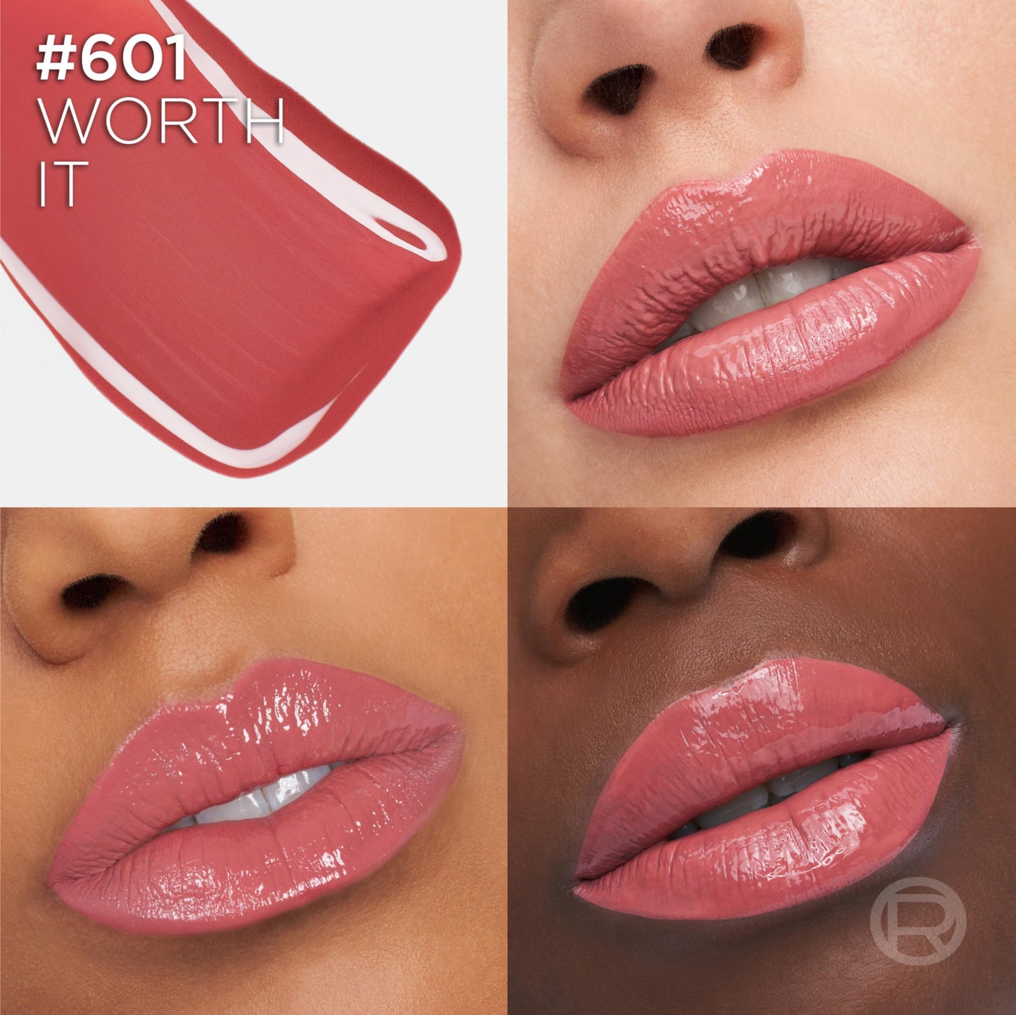L'Oreal Paris Infallible Lacque Resistance Liquid Lipstick, 16HR Long Lasting Lip Makeup with Lacquer-Like Shine and Zero Transfer, 601, Worth It Beauty & Personal Care L'Oreal Paris