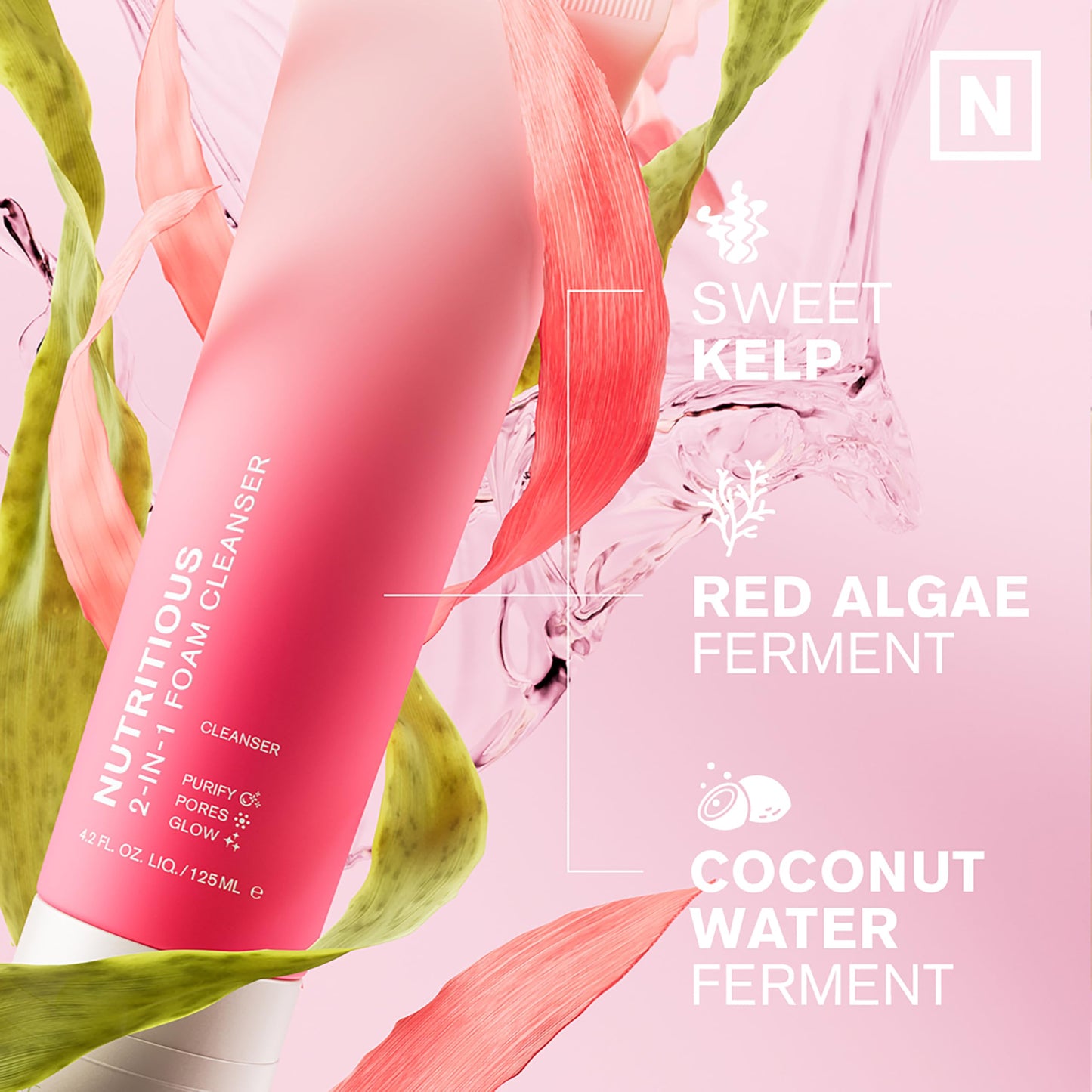 Estée Lauder Estée Lauder Nutritious 2-in-1 Foaming Face Wash Cleanser & Mask | Pore Minimizer, Travel Size, 2 Ounce Beauty & Personal Care Estée Lauder