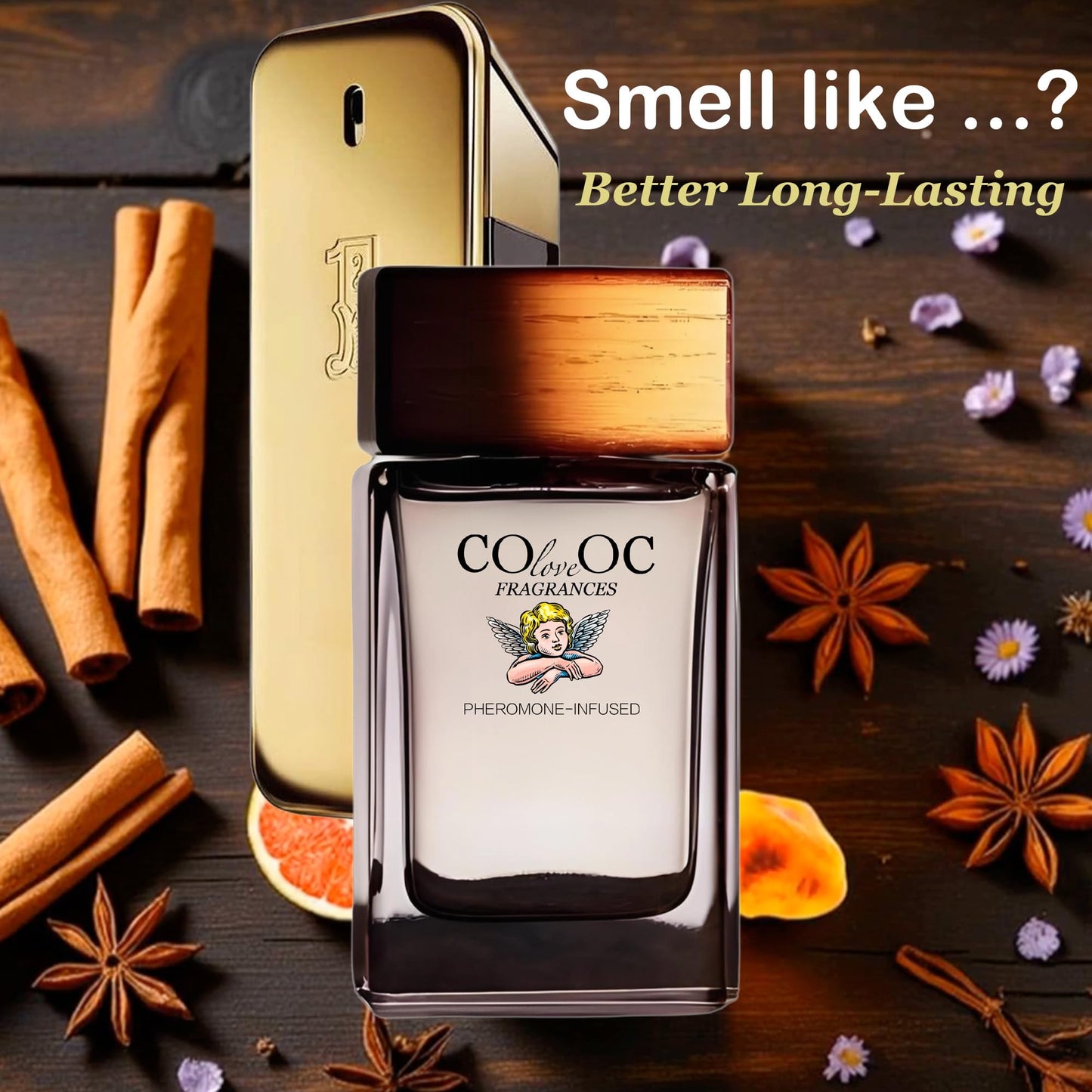 Cupiette The Most Wanted Pheromone Infused Cologne For Men - Spicy Woody Fragrance - Amber & Cinnamon & Grapefruit & Musk & Leather - Long Lasting Beauty & Personal Care COLOVEOC FRAGRANCES