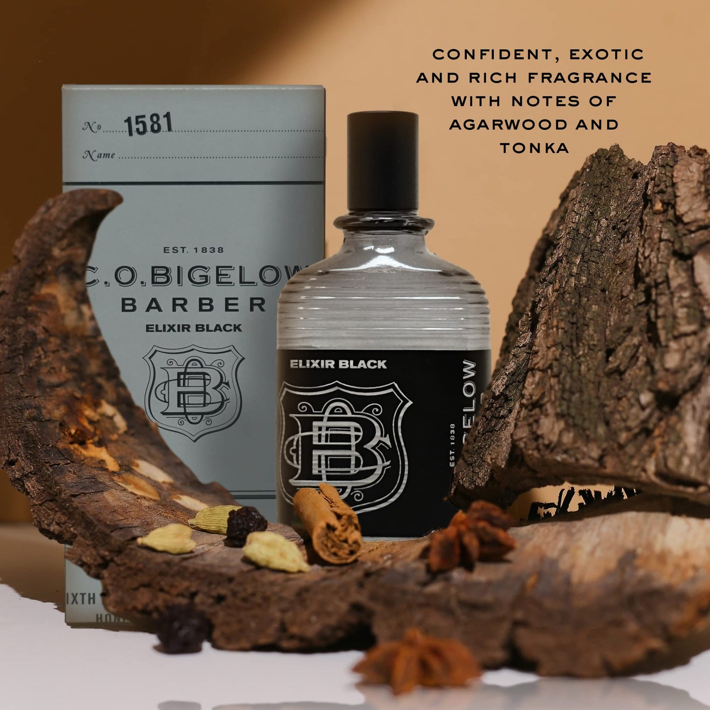 C.O. Bigelow Elixir Black Cologne for Men, Musk & Vanilla Fragrance, Long Lasting Men's Cologne, Elixir Perfume for Men, 2.5 Fl Oz Beauty & Personal Care C. O. Bigelow