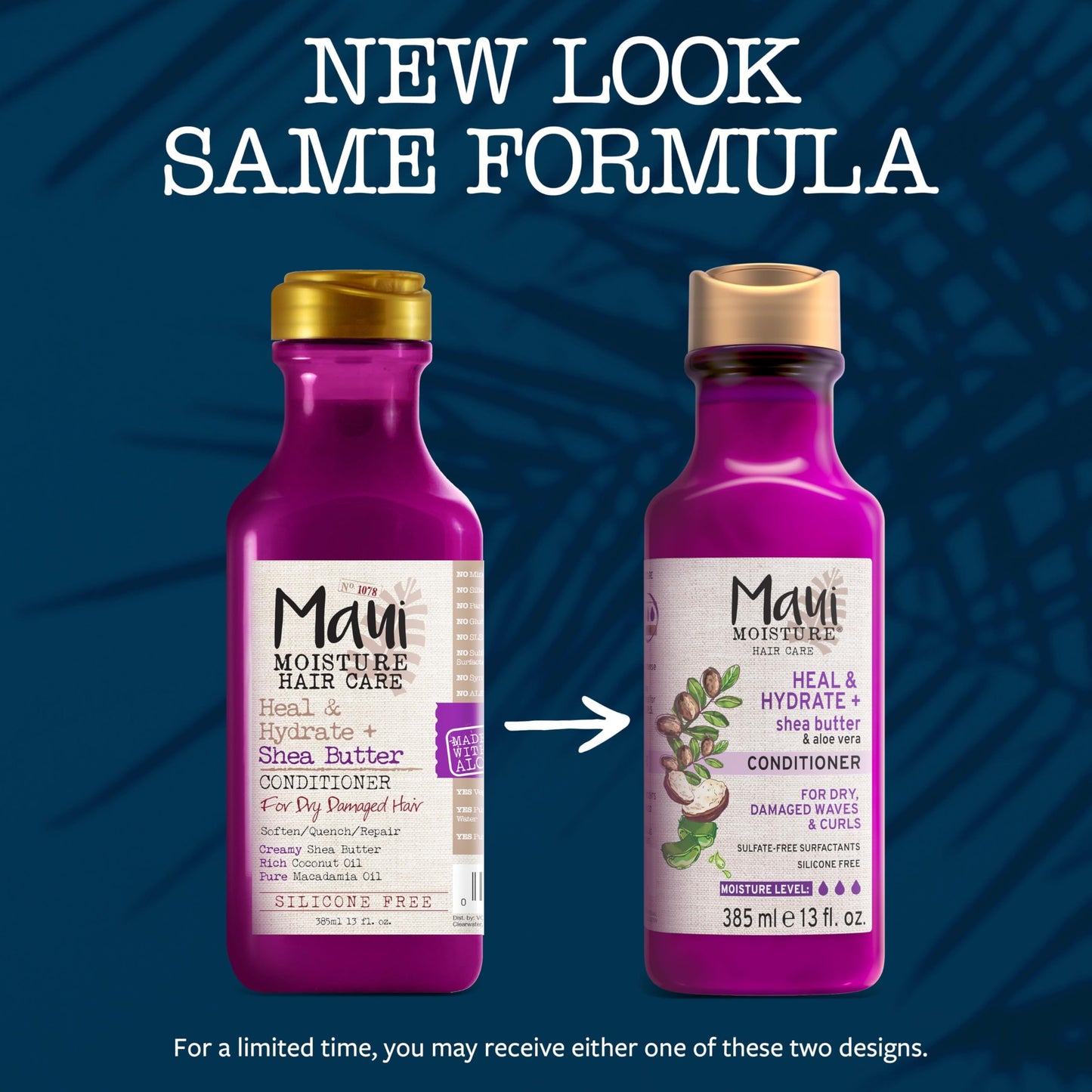 Maui Moisture Heal & Hydrate + Shea Butter Conditioner to Repair & Deeply Moisturize Tight Curly Hair with Coconut & Macademia Oils, Vegan, Silicone Beauty & Personal Care Maui Moisture