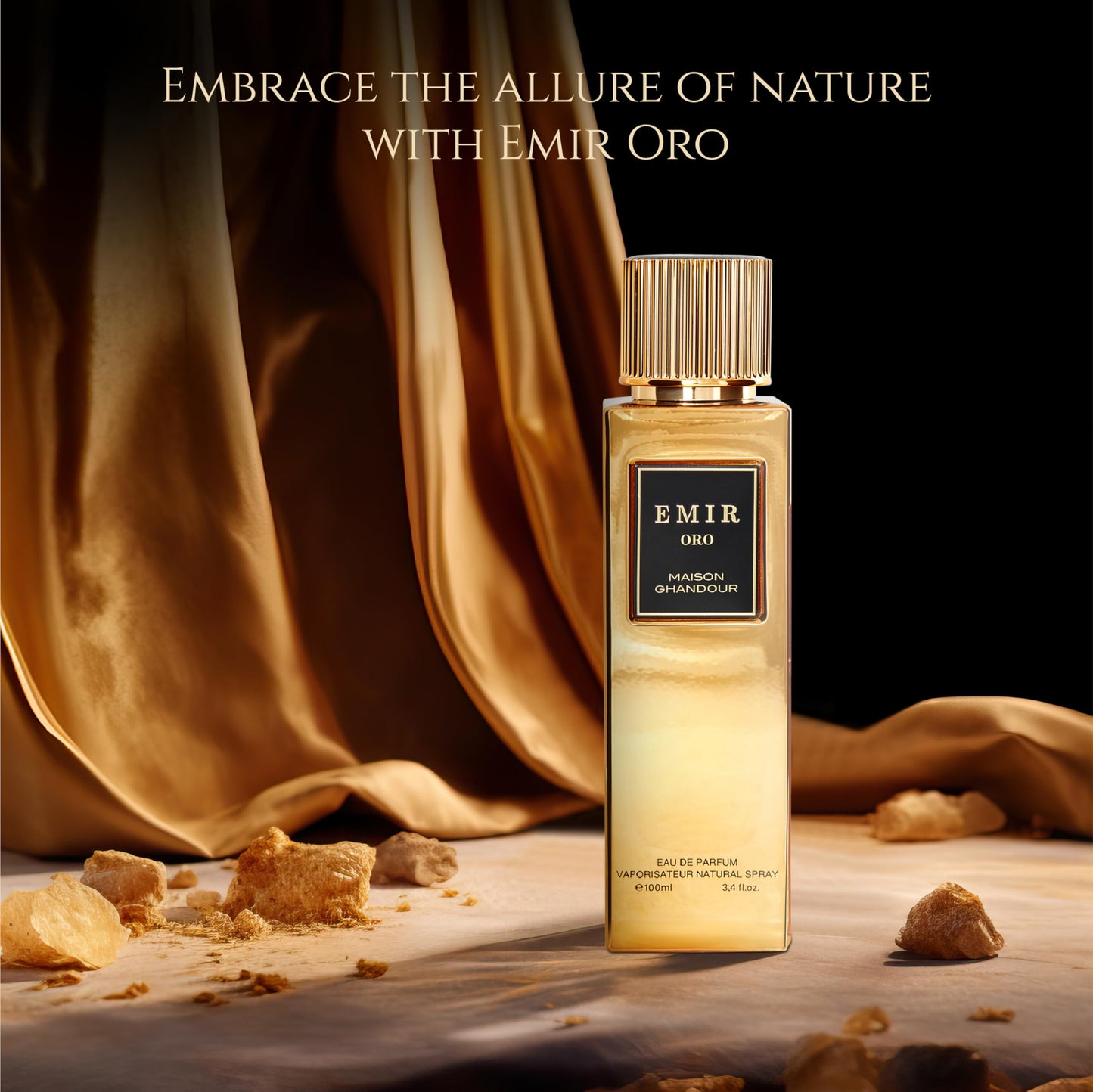 Maison GHandour Emir Oro Fragrance | Luxury Perfume for Men and Women | Unisex Perfume | Oud Cologne with Cypress Leaf, Saffron, Rosemary, Cardamom | Beauty & Personal Care Maison GHandour