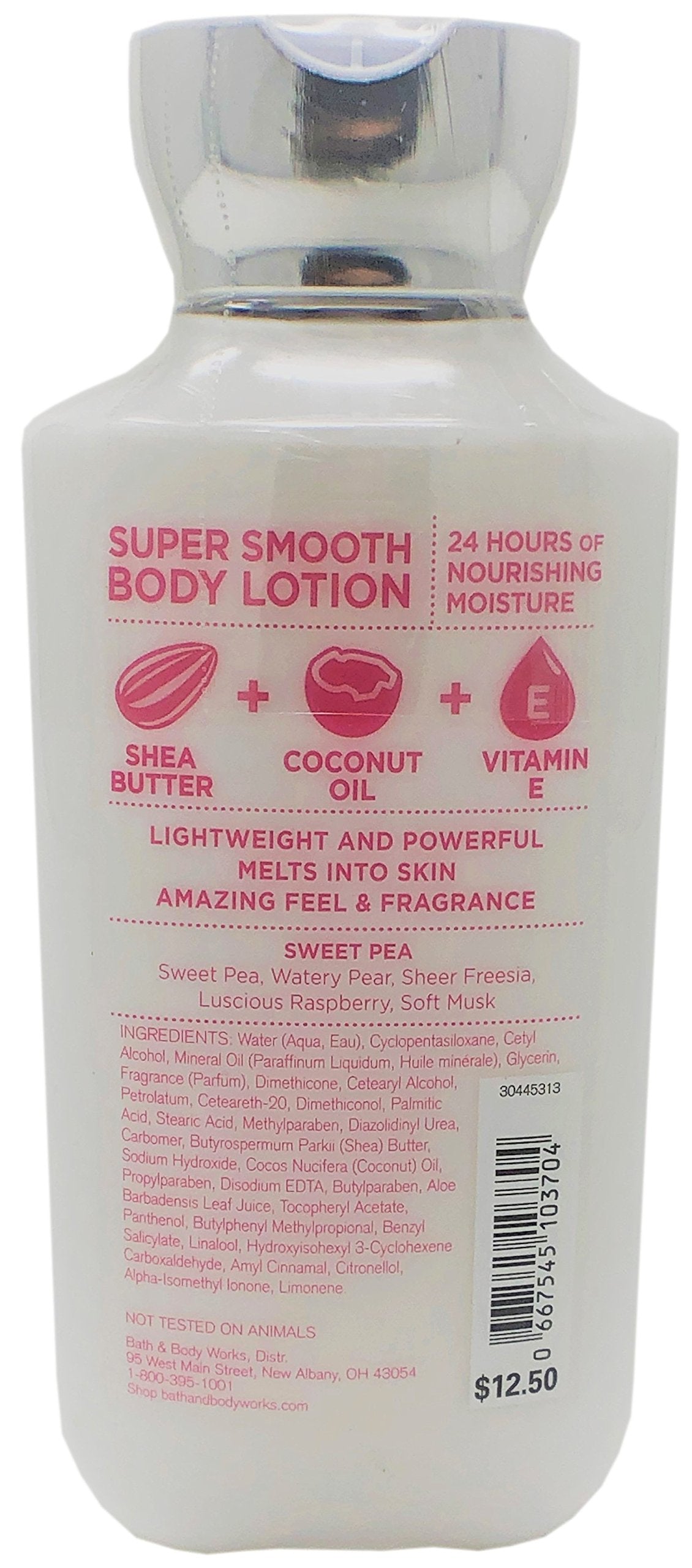 Bath and Body Works SWEET PEA Super Smooth Body Lotion 8oz Beauty & Personal Care Bath and Body Works