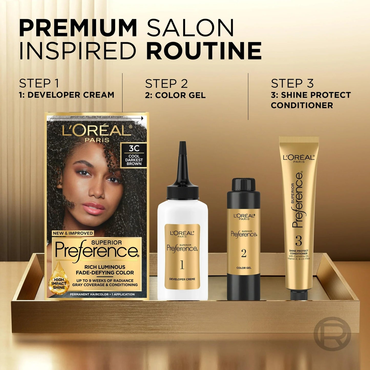 L'Oreal Superior Preference - 9G Light Golden Blonde 1 Each (Pack of 12) Beauty & Personal Care L'Oreal Paris
