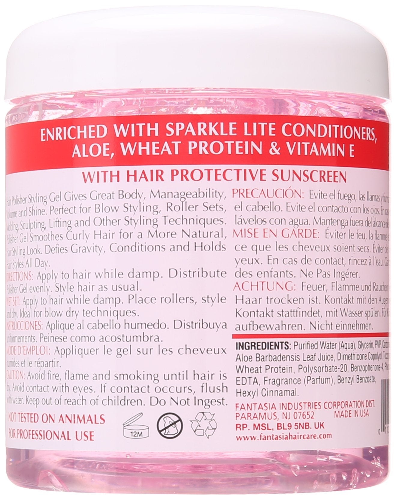 Fantasia Polisher Gel, 16 Ounce (0011313020111) Beauty & Personal Care Fantasia
