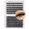ALICE Lash Clusters DIY Lash Extensions 240PCS 14-20MM Individual Lashes Cluster Lashes Natural 40D Eyelash Extensions Faux Mink Individual Eyelashes Beauty & Personal Care ALICE