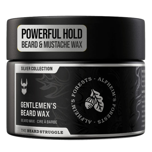 Gentlemen's Beard & Mustache Wax for Men by Beard Struggle - Viking Beard Wax Helps to Tame Style & Groom - Silver Collection - Alfheim's Forests Beauty and Personal Care The Beard Struggle