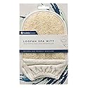 Hydrea London Exfoliating Glove - Organic Egyptian Shower Loofah & Dual-Sided Face Glove Exfoliator - Body Scrubber for Men & Women, Dead Skin Cell Beauty & Personal Care Hydrea London