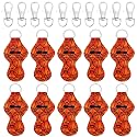 allydrew 10 Pack Chapstick Holder Keychain, Keyring for Lip Balm Lip Gloss Lipstick with 10 Pieces Metal Keyring Clasps, Basketball Beauty & Personal Care allydrew