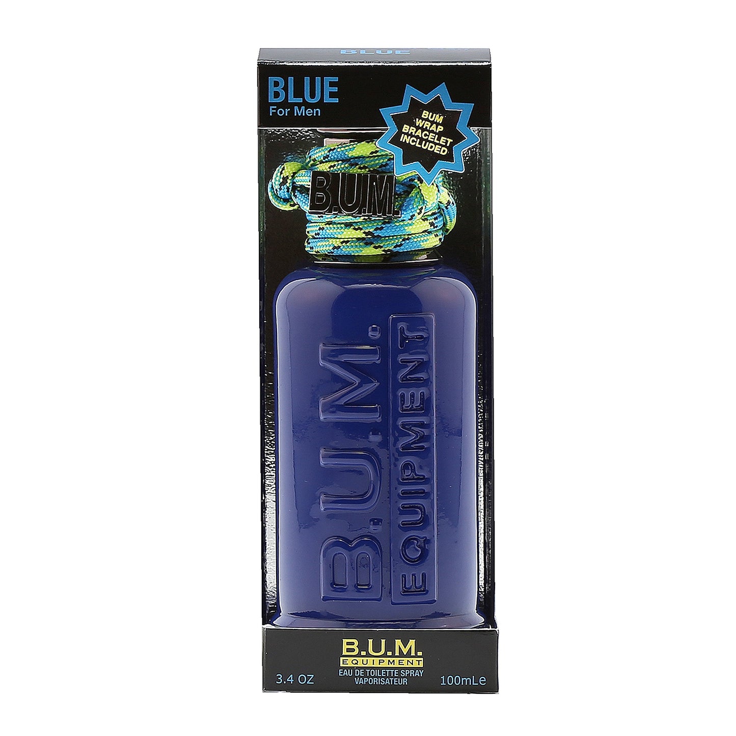 BUM EQUIPMENT Eau de Toilette Spray For Men, Blue, 3.4 Fluid Ounce Beauty & Personal Care BUM EQUIPMENT