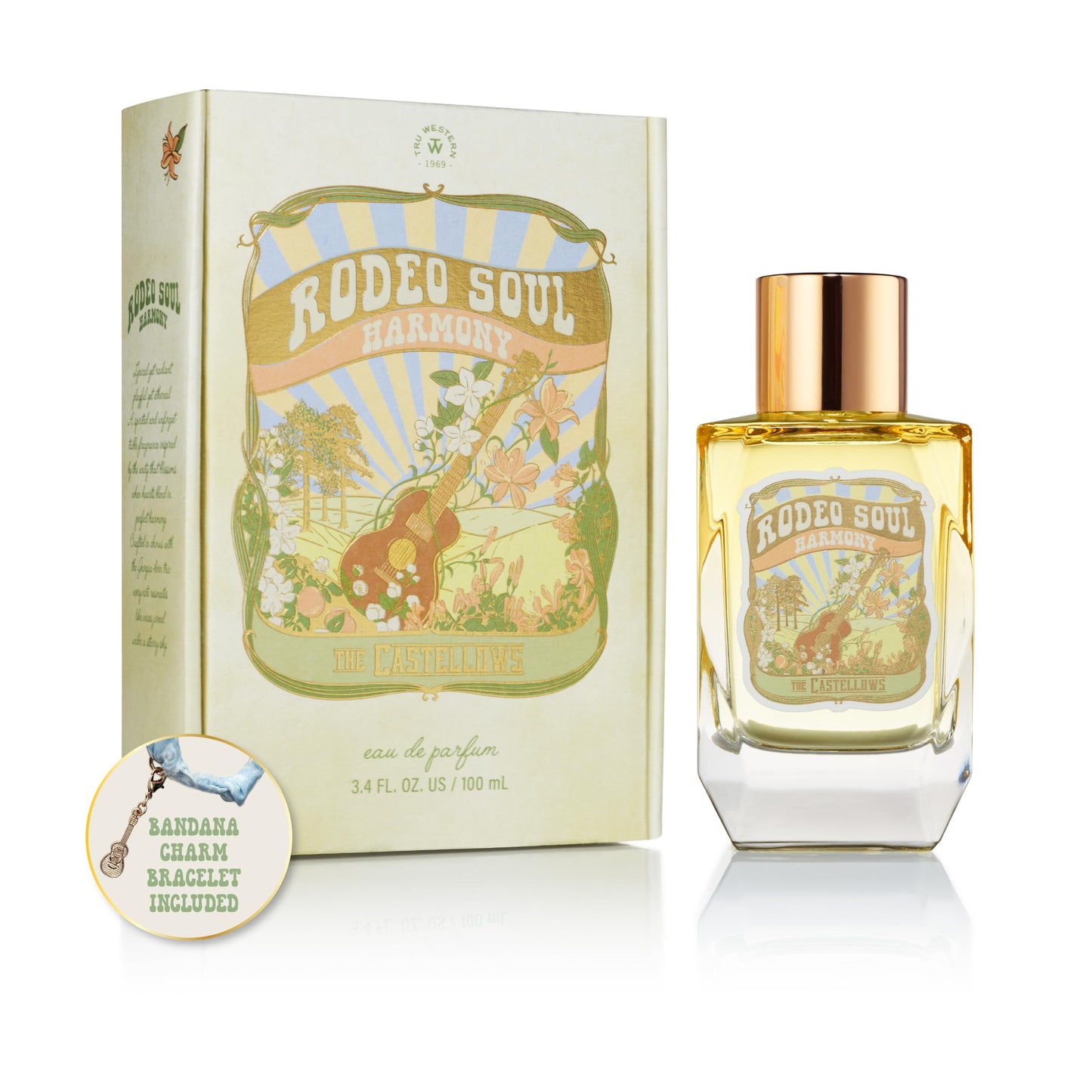 Tru Western Rodeo Soul Harmony Eau de Parfum for Women - Honeysuckle, Sweet Tea, Georgia Pine & Acoustic Guitar Accord - Delicate Floral Fragrance Beauty & Personal Care Tru Fragrance Beauty