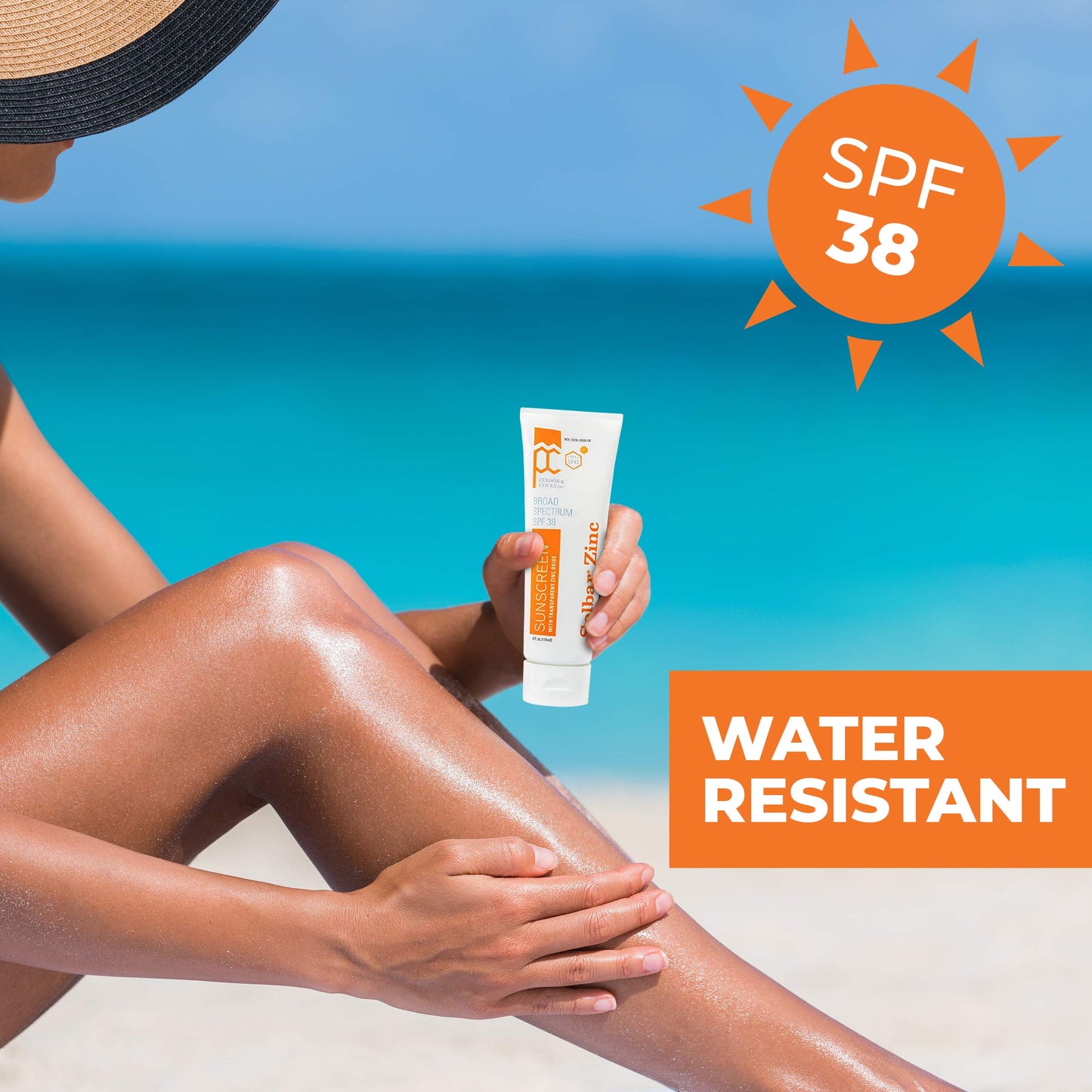 SOLBAR Sunscreen Zinc Unscented Transparent Cream SPF 38, 4 oz Beauty & Personal Care Solbar