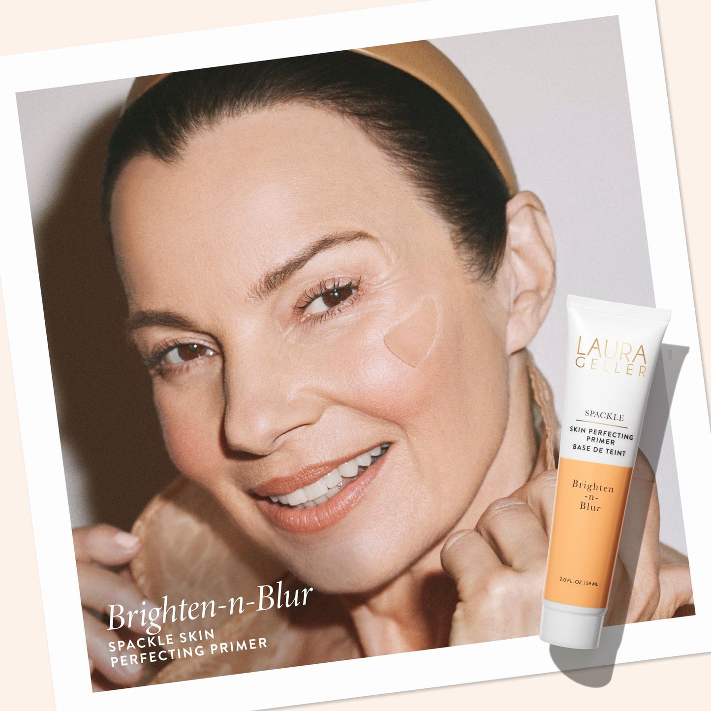 LAURA GELLER NEW YORK Spackle Primer - Brighten-n-Blur - Super-Size 2 Fl Oz - Mattifying Makeup Primer for Mature Skin Beauty & Personal Care LAURA GELLER NEW YORK