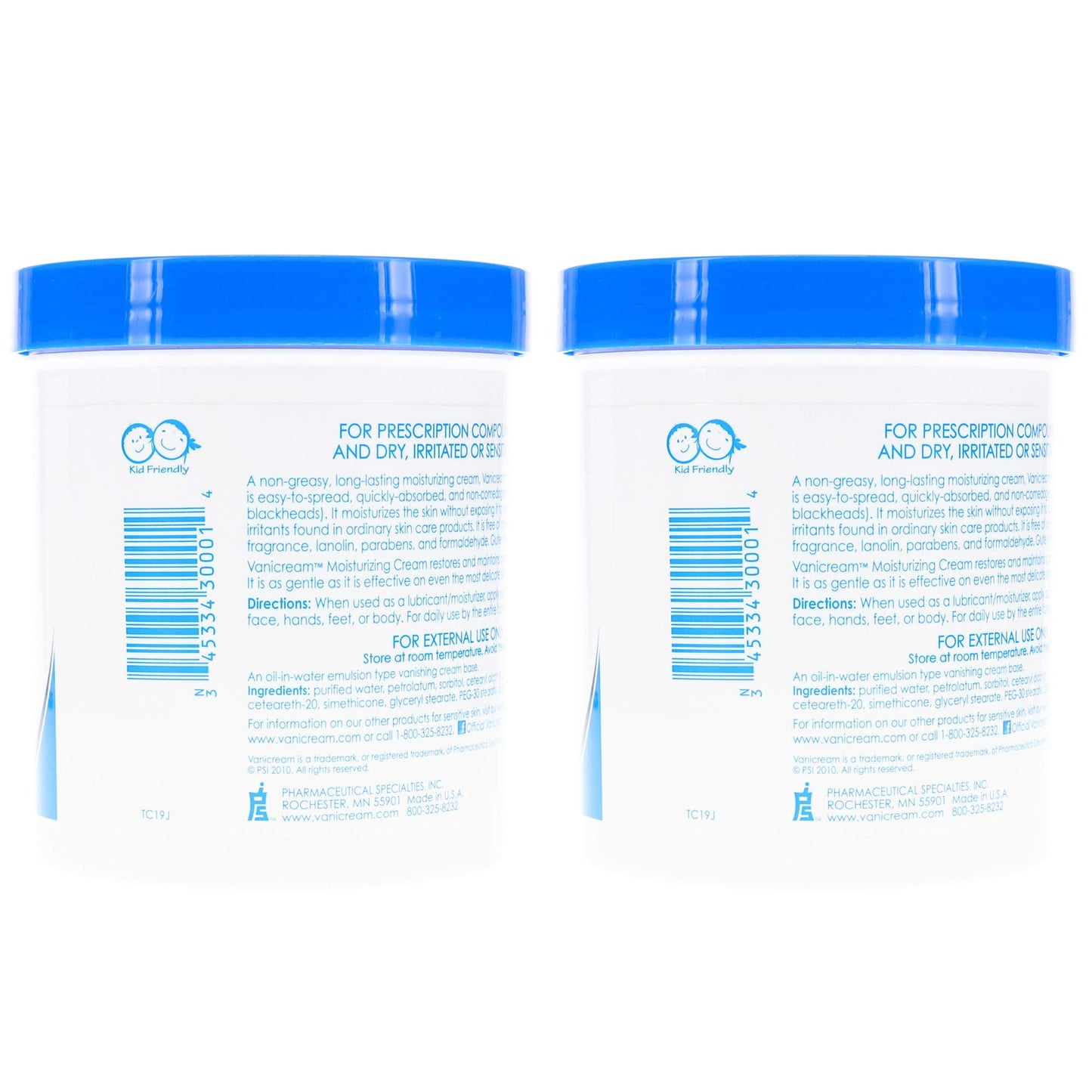 Vanicream Moisturizing Skin Cream, 16 Ounces (Pack of 2) Beauty & Personal Care Vanicream