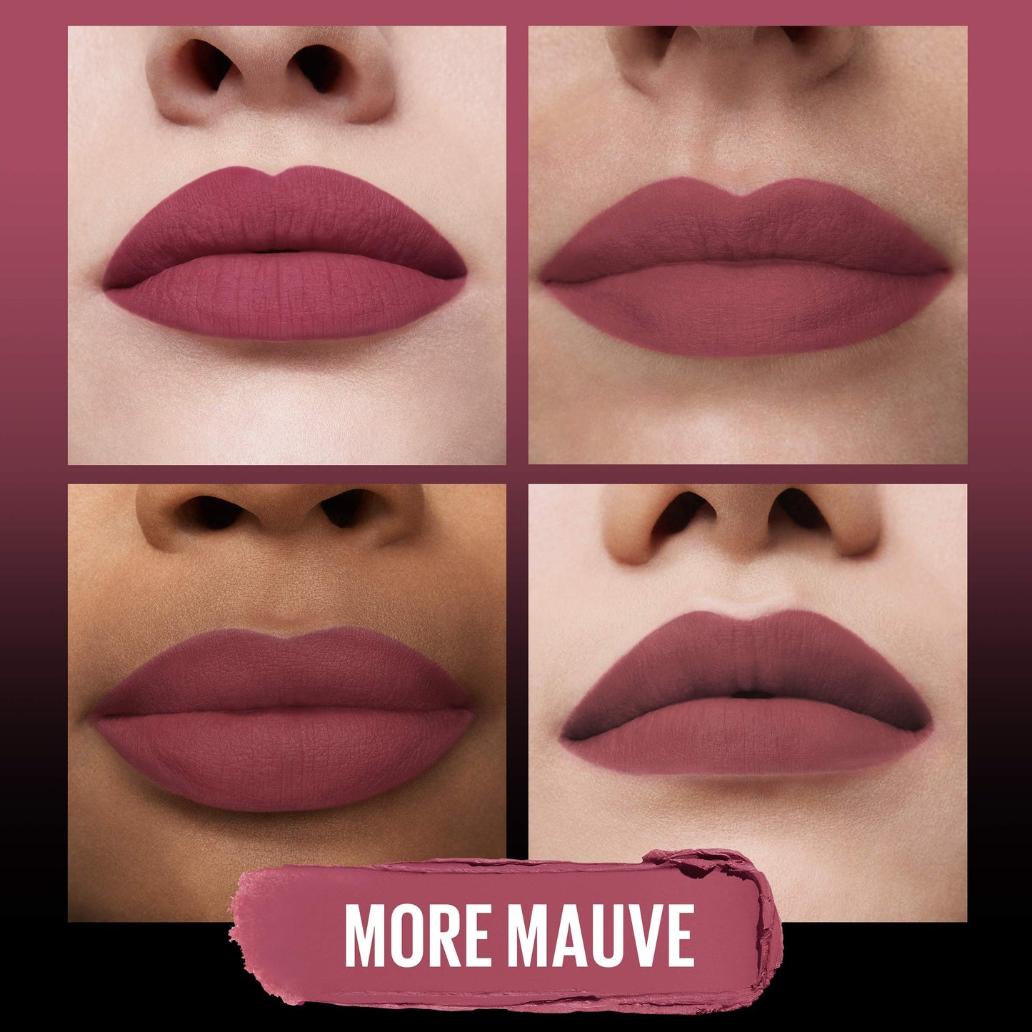 MAYBELLINE Color Sensational Ultimatte Matte Lipstick, Non-Drying, Intense Color Pigment, More Mauve, Purple Mauve Pink, 1 Count Beauty & Personal Care MAYBELLINE